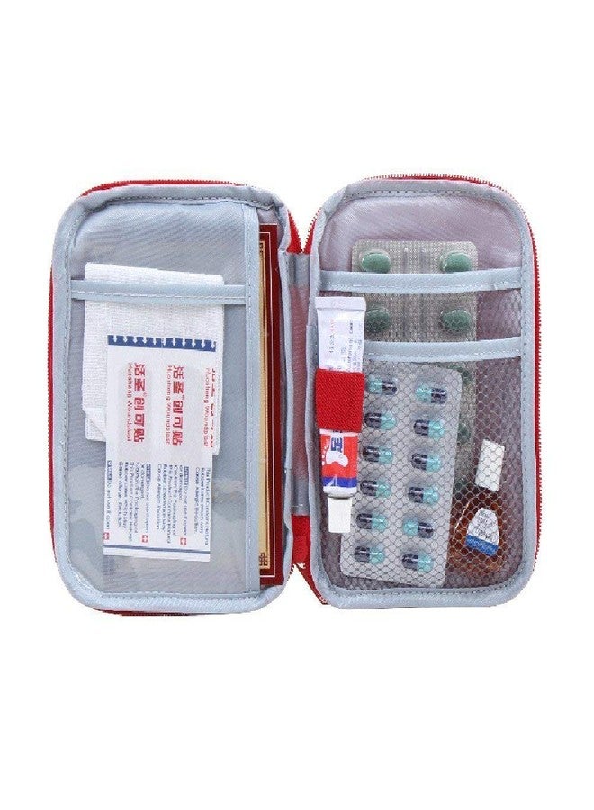 Gnanex حقيبة تخزين الأدوية من غنانكس، حقيبة صغيرة للإسعافات الأولية، حقيبة سفر (متعددة الألوان) - Image 2